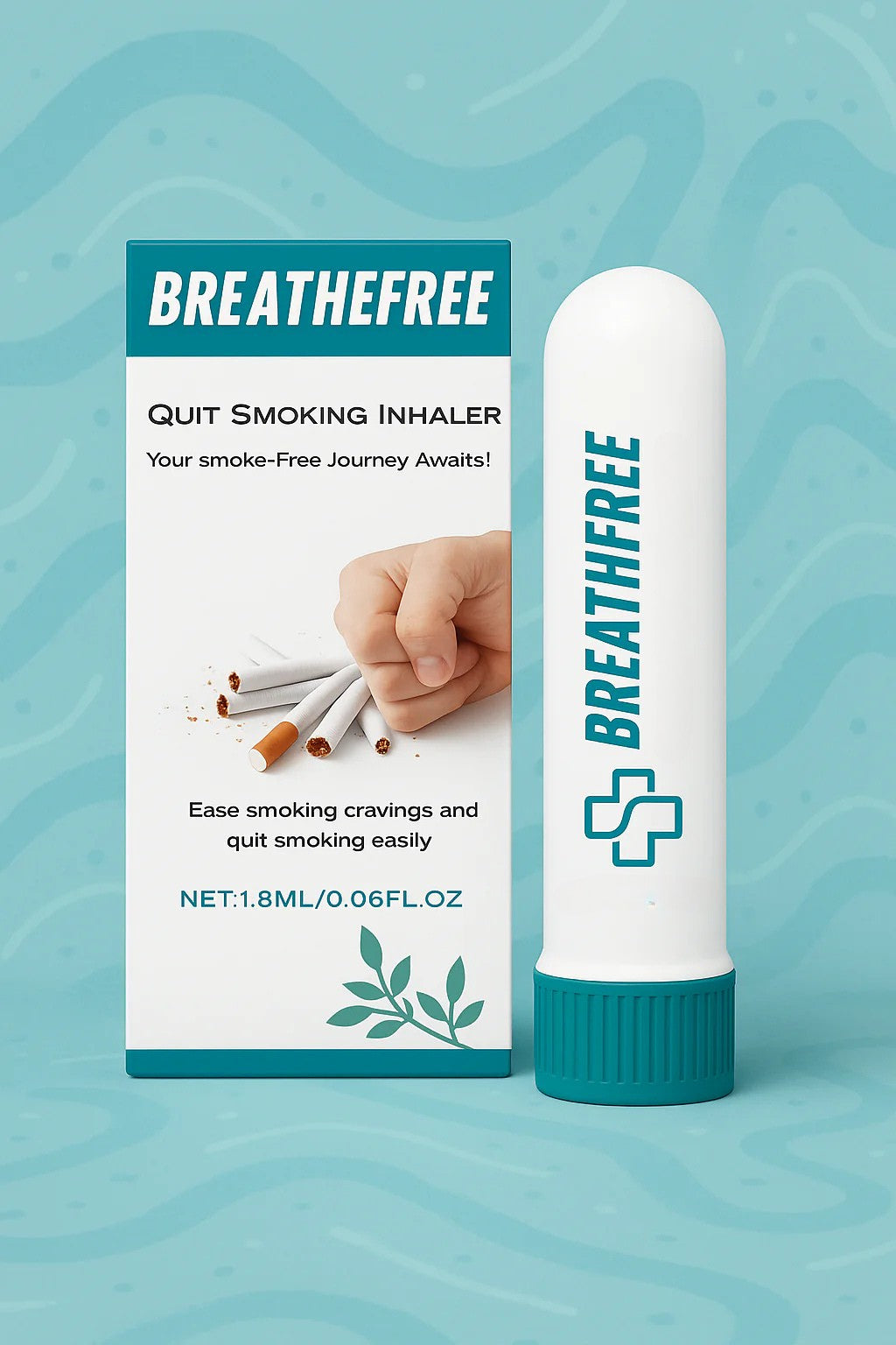 BreatheFree Quit Smoking Inhaler BREATHFREE BreatheFree Quit Smoking Inhaler BREATHFREE